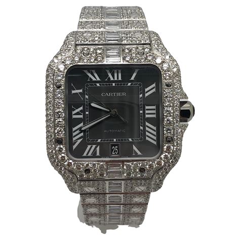 mens diamond cartier watch|cartier diamond watches for sale.